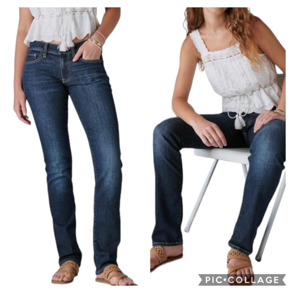 Lucky Brand Women's Indigo Straight Leg Jeans